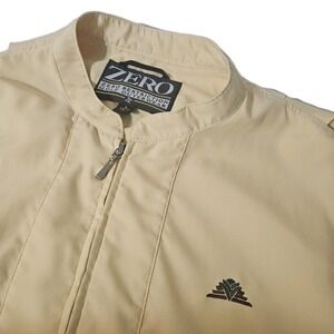 VTG Zero Restriction Vest Large L USA Yellow Tour  Full Zip Golf Womens Pockets